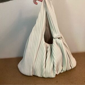 Nanushka Jo Pleated Vegan Leather Tote